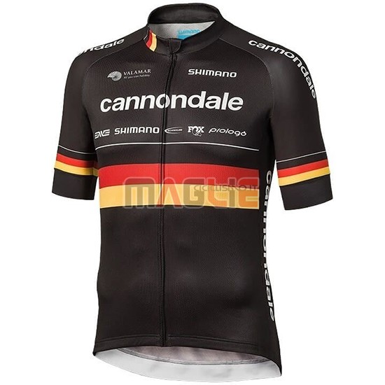 Maglia Cannondale Shimano Campione Germania Manica Corta 2019